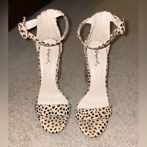 Cheetah Print Tall High Heels